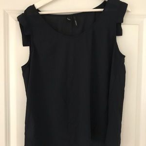 Mango blue navy top, great for business looks